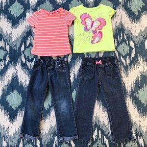 Old Navy Girls 4T Jean Bundle-4 Pc EUC 💕